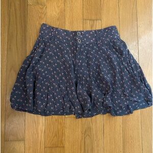 Free people floral high waisted shorts